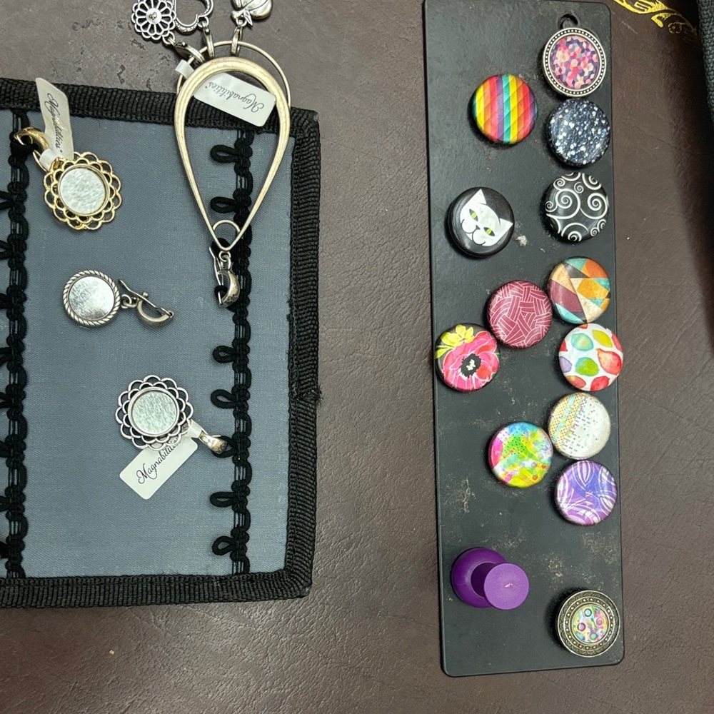 Lot of Magnabilities Necklaces, Pendants, and Interchangeable Charms